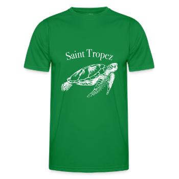 Saint Tropez Cote d´Azur - Männer Funktions-T-Shirt - Kelly Green - Vorne - AI Model Male 178 dark (178cm)