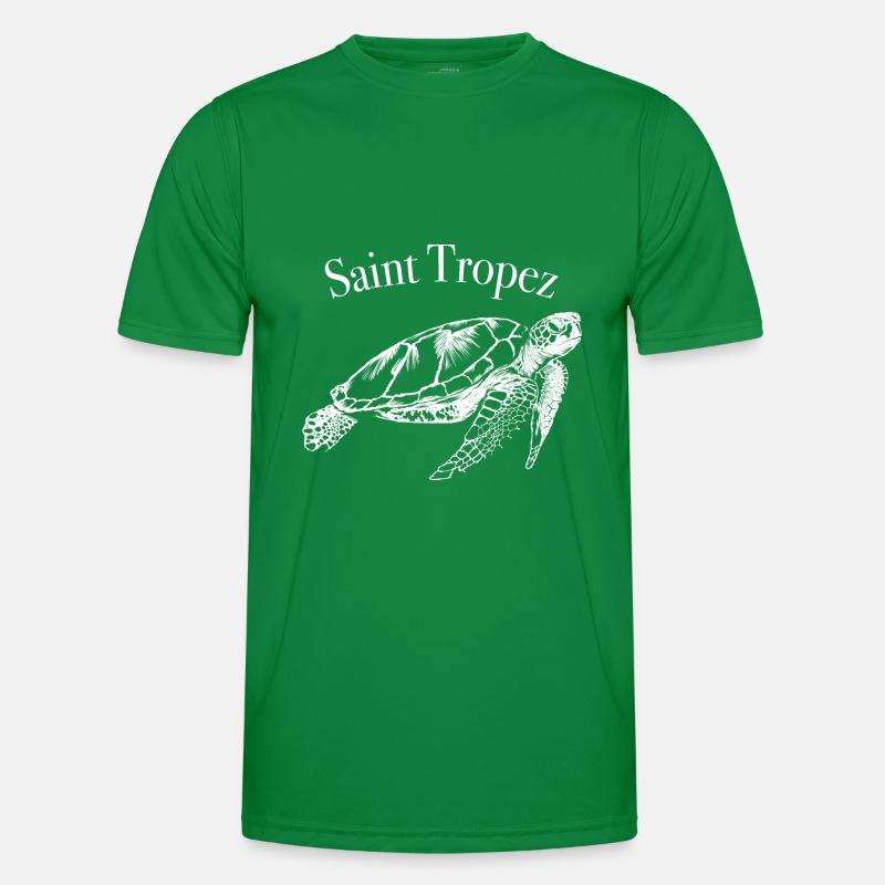 Saint Tropez Cote d´Azur Männer Funktions-T-Shirt