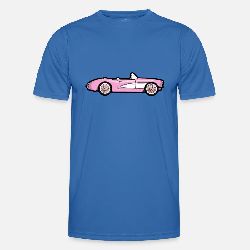 Pink 1956 Stingray Männer Funktions-T-Shirt
