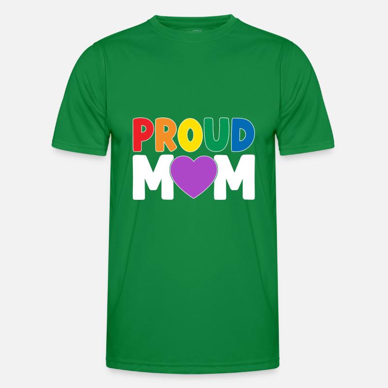 Stolze Mutter LGBT Männer Funktions-T-Shirt