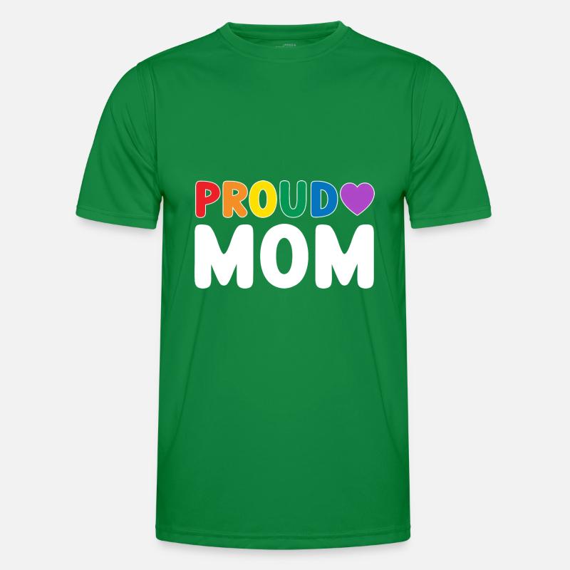Stolze Mutter LGBT Männer Funktions-T-Shirt