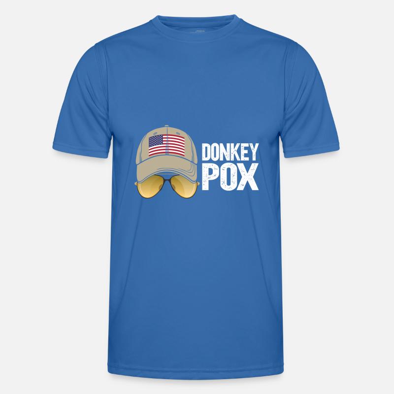 Donkey Pox - Men's Functional T-Shirt - royal blue