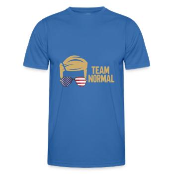 Équipe Normale - T-shirt sport Homme - bleu roi - Devant - AI Model Male 178 dark (178cm)