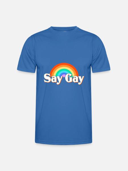 LGBT Say Gay - Men's Functional T-Shirt - royal blue