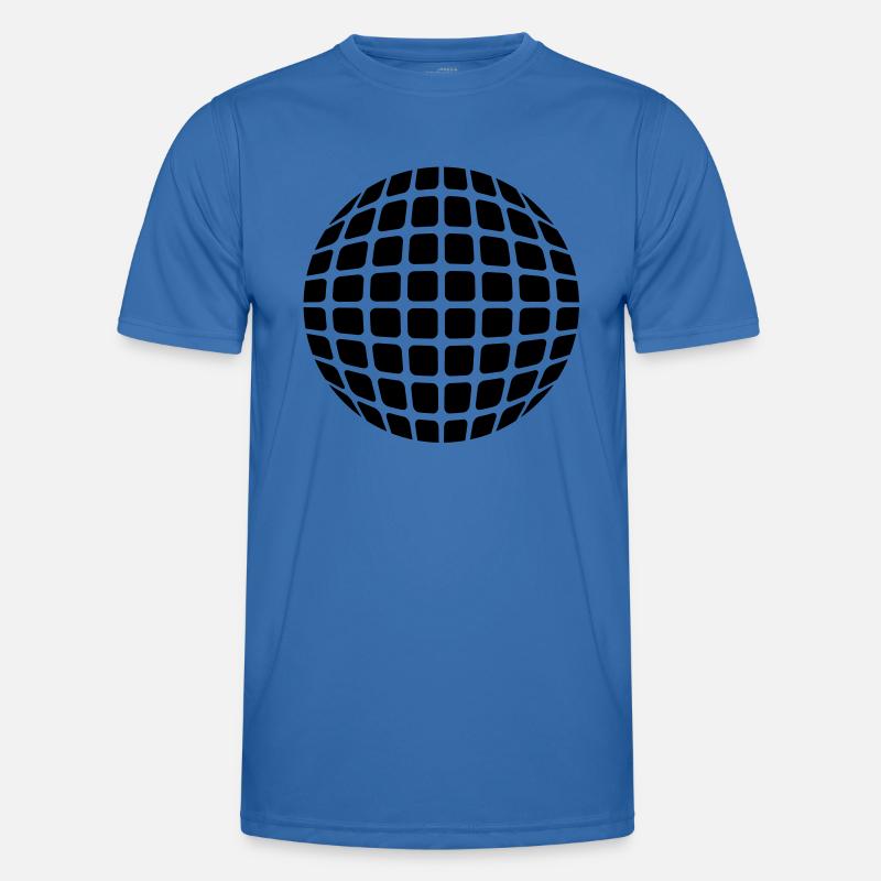 Diskokugel Männer Funktions-T-Shirt