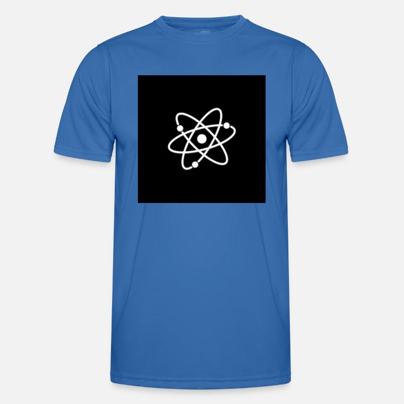 Atom Atomkern Männer Funktions-T-Shirt