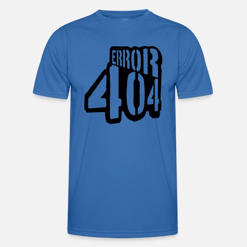 Problem Error 404 Meldung - Männer Funktions-T-Shirt - Königsblau