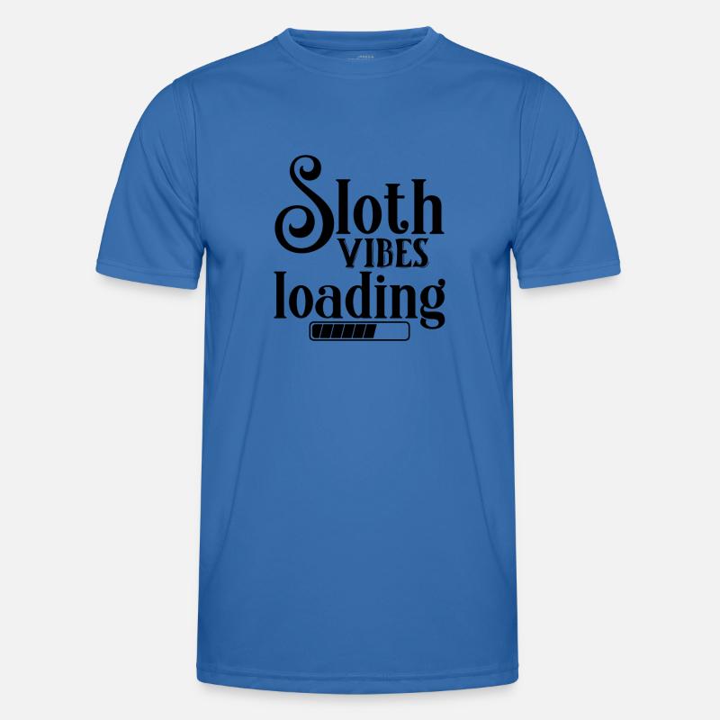 Sloth Vibes loading - Men's Functional T-Shirt - royal blue