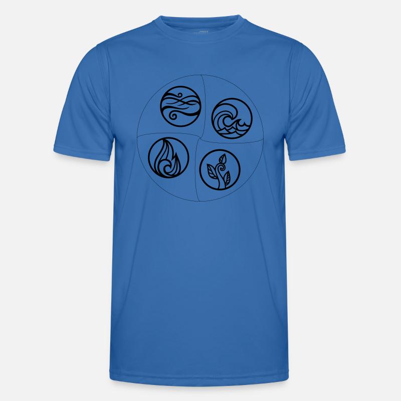4 Elemente - Männer Funktions-T-Shirt - Königsblau