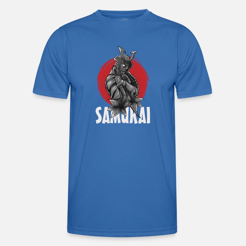 Samurai Cools Japanese Samurai Design - Men's Functional T-Shirt - royal blue