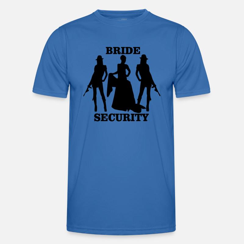 Sécurité mariée T-shirt sport Homme