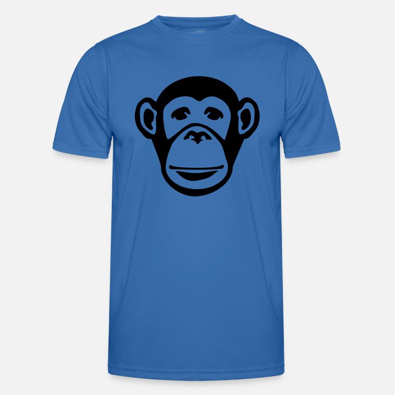 monkey_face_f1 - Men's Functional T-Shirt - royal blue