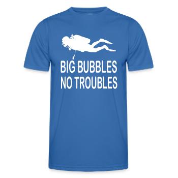 Diving Dive plonger - T-shirt sport Homme - bleu roi - Devant - AI Model Male 178 dark (178cm)