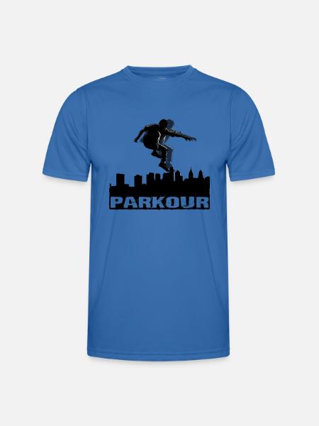Parkour - Men's Functional T-Shirt - royal blue