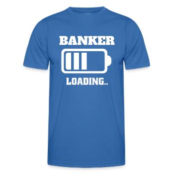 Bank clerk Apprenticeship Bank clerk Bank studies - Men's Functional T-Shirt - royal blue - Front - AI Model Male 178 dark (178cm)