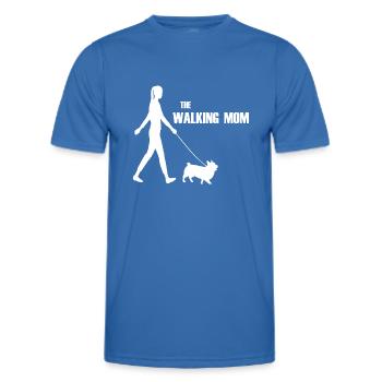 La promenade de maman qui marche - T-shirt sport Homme - bleu roi - Devant - AI Model Male 178 dark (178cm)