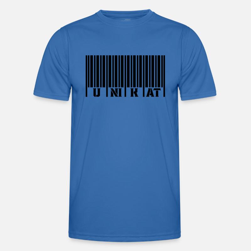 Barcode unique - Men's Functional T-Shirt - royal blue