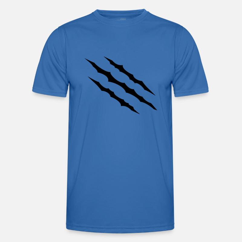 Scratches - Men's Functional T-Shirt - royal blue