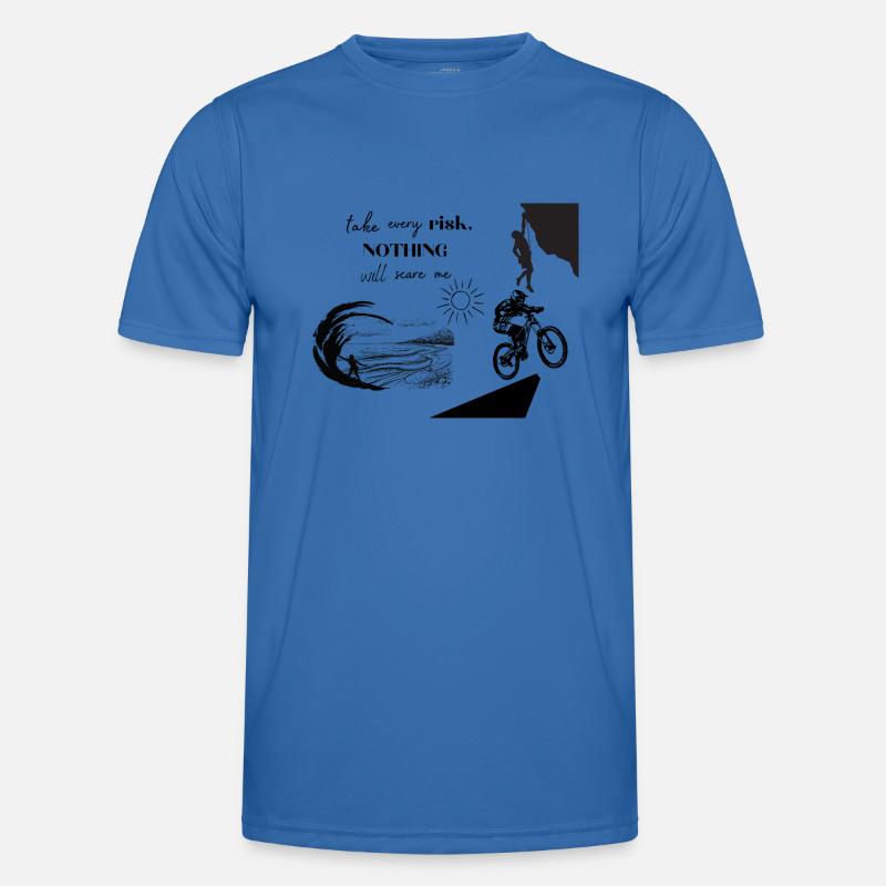 Extremsport - take every risk Männer Funktions-T-Shirt