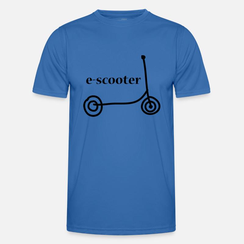 E-Scooter Roller Männer Funktions-T-Shirt
