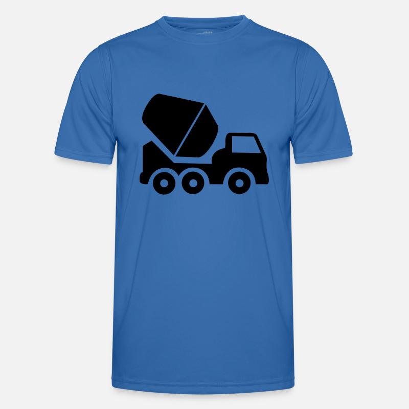 Construction work excavator vehicle Men's Functional T-Shirt