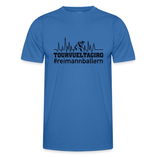 TOURVUELTAGIRO 'REIMANN BALLERN Rückseite - Männer Funktions-T-Shirt