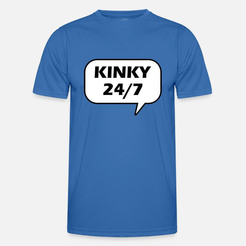 Kinky Twentyfourseven text Men's Functional T-Shirt