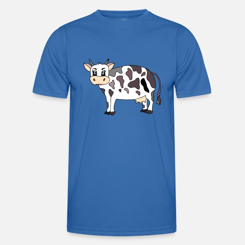 Kuh Männer Funktions-T-Shirt