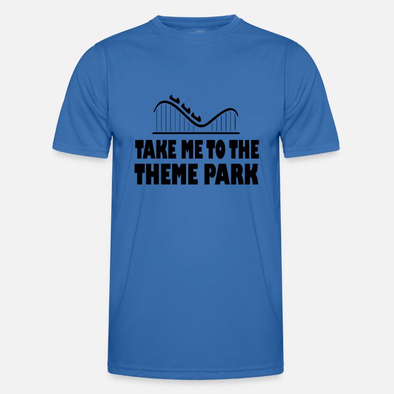 Rollercoaster Roller Coaster - Men's Functional T-Shirt - royal blue