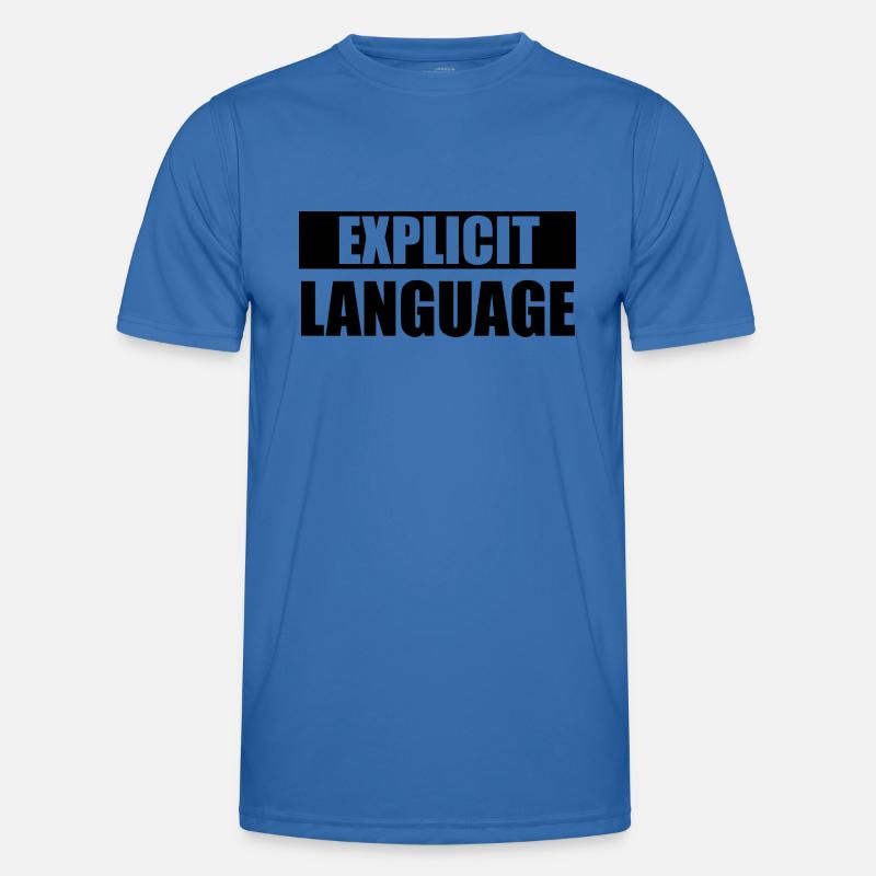 Grobe Sprache Männer Funktions-T-Shirt