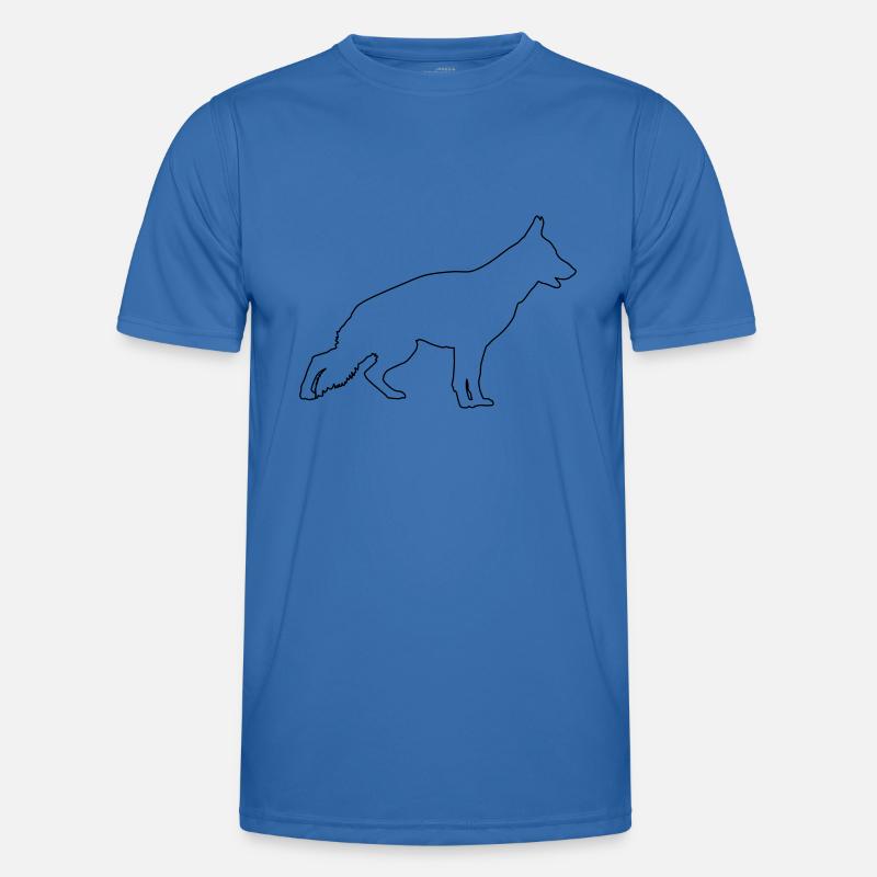 German Shepherd Contours 1 Men's Functional T-Shirt