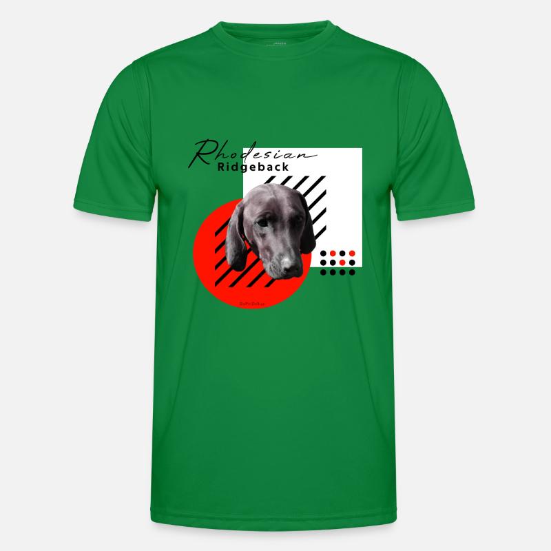 RR / Rhodesian Ridgeback Männer Funktions-T-Shirt