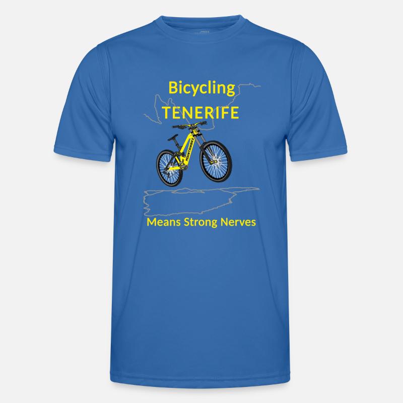 VTT Cyclisme Tenerife Nerfs forts T-shirt sport Homme