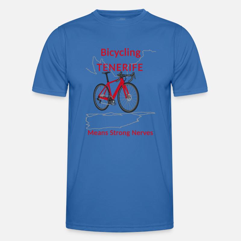 Cyclisme sur route, Cyclisme Tenerife, Nerfs forts T-shirt sport Homme
