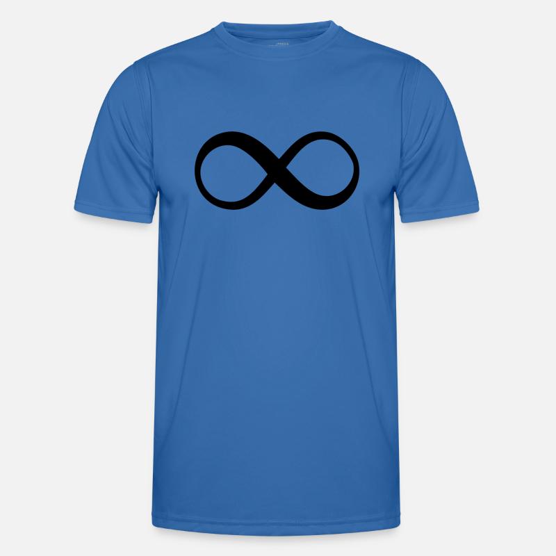 Infinity Symbol Endless Infinity Sign - Men's Functional T-Shirt - royal blue