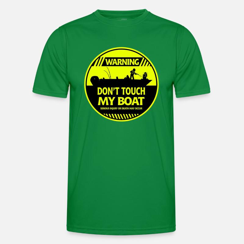 Warnung vor Booten Männer Funktions-T-Shirt