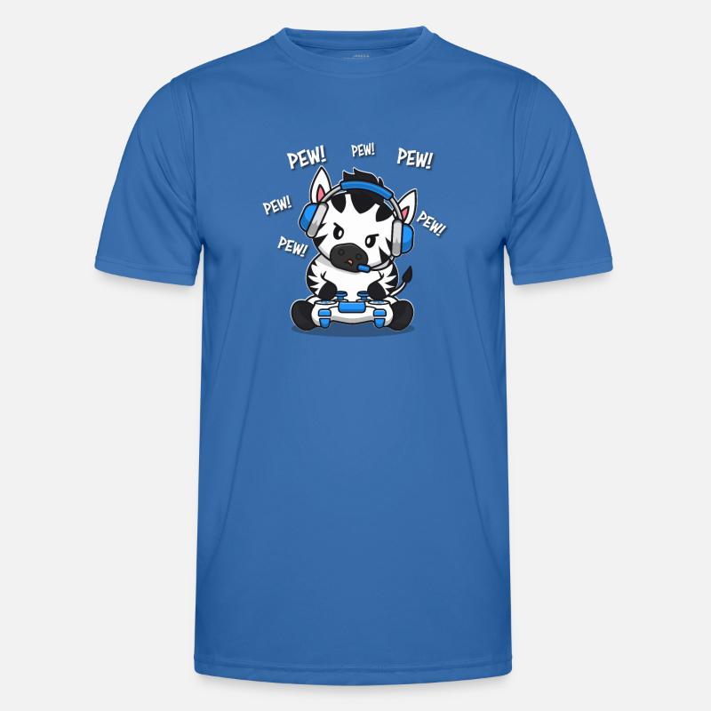 Zebra - Men's Functional T-Shirt - royal blue
