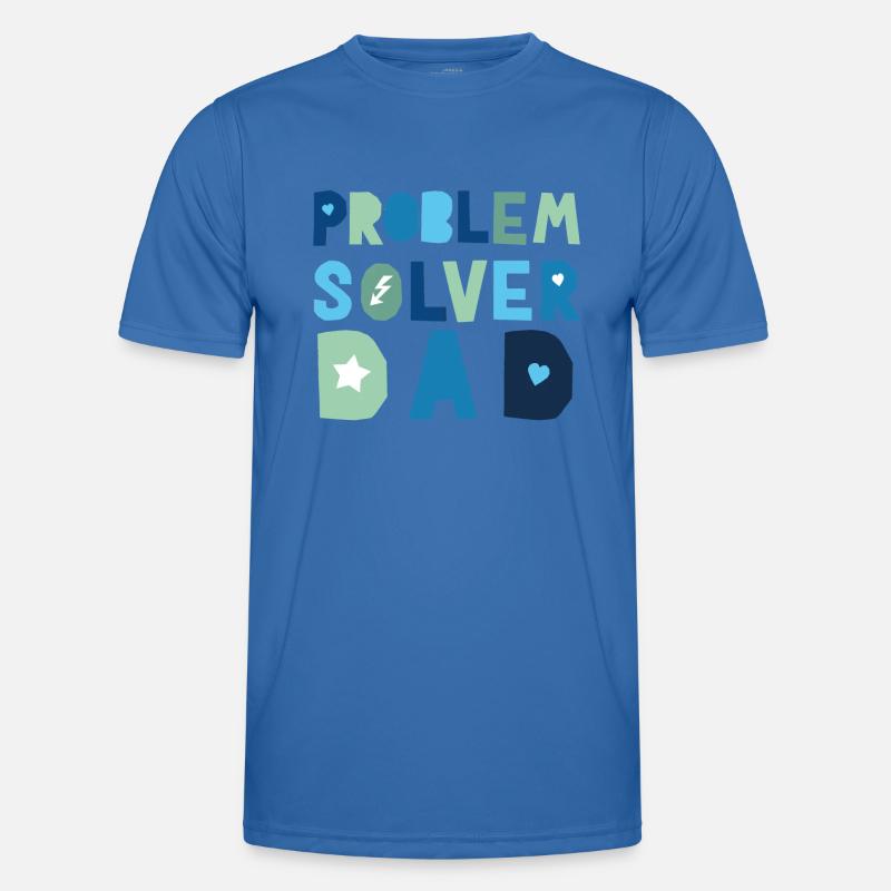 Problem Solver Dad - Men's Functional T-Shirt - royal blue