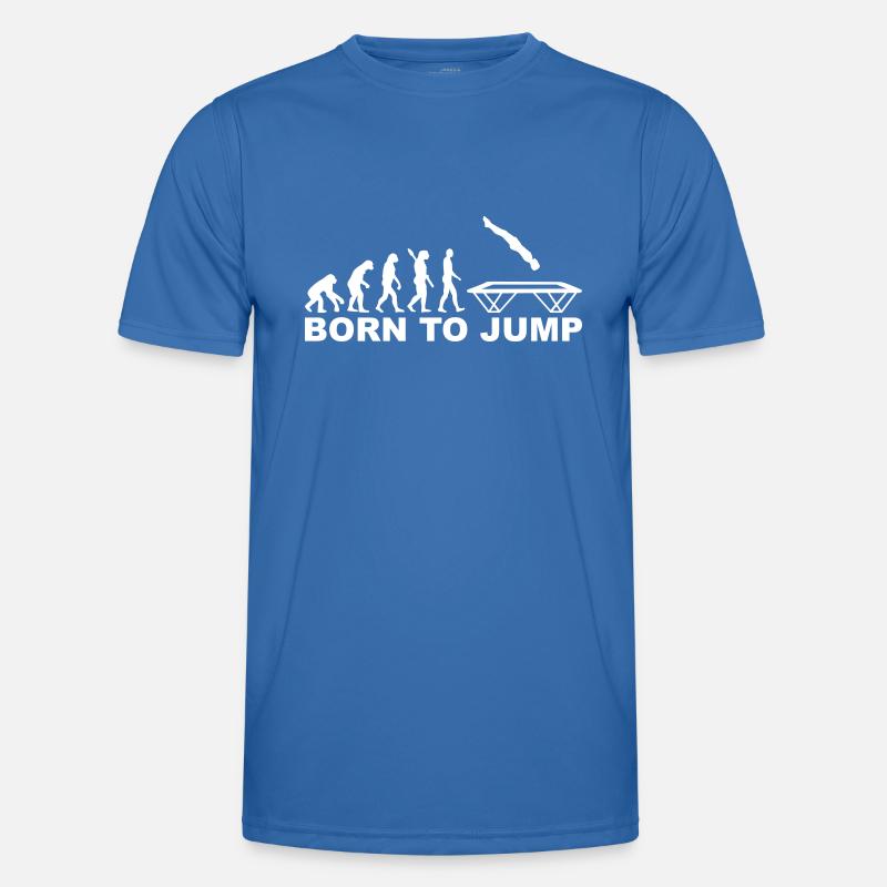 Evolution Trampoline - Men's Functional T-Shirt - royal blue