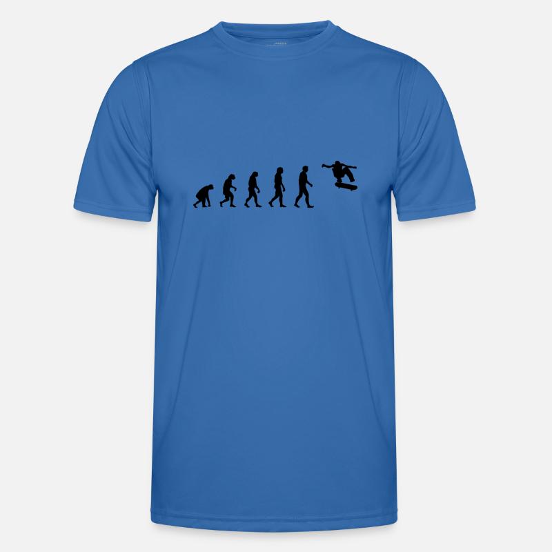 Evolution Skate - Männer Funktions-T-Shirt - Königsblau