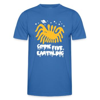 Gimme Five - Men's Functional T-Shirt - royal blue - Front - AI Model Male 178 dark (178cm)