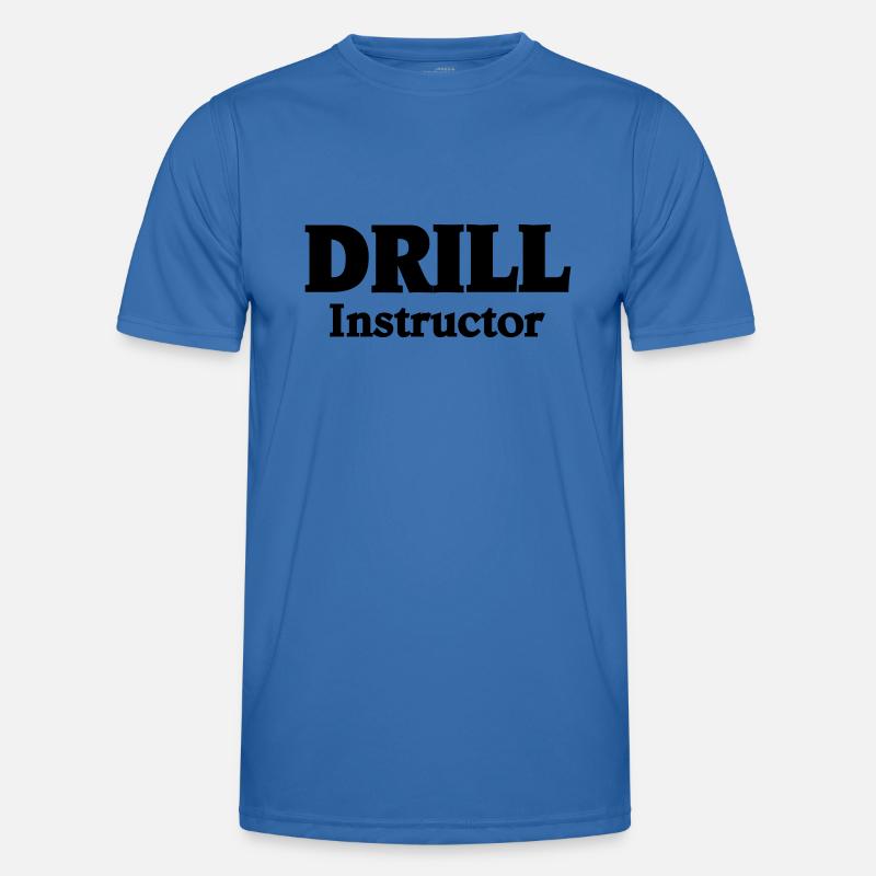 Drill Instructor - Men's Functional T-Shirt - royal blue