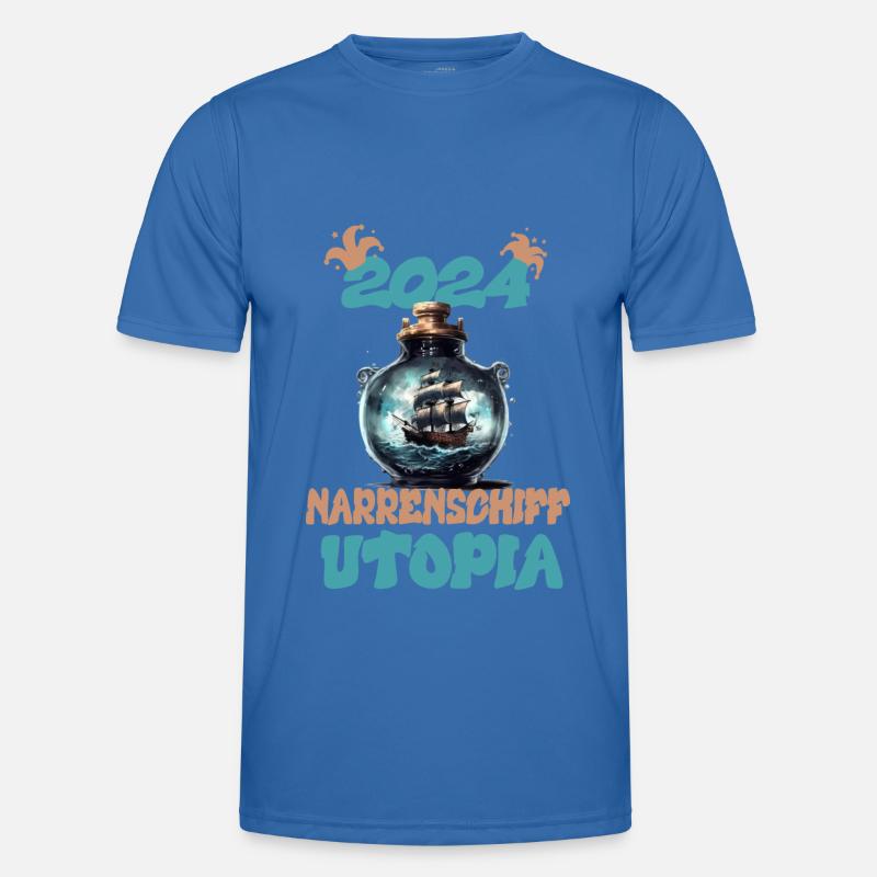 2024, Narrenschiff Utopia Männer Funktions-T-Shirt