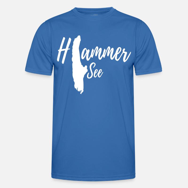 (H)ammersee, einfarbig Männer Funktions-T-Shirt