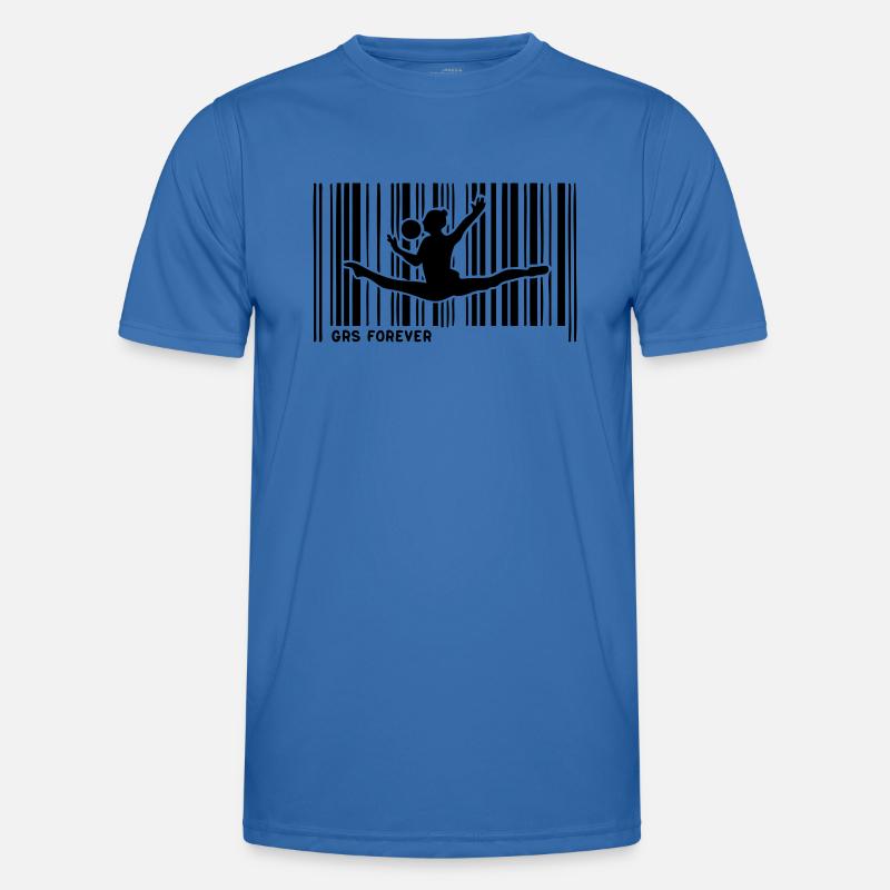 barcode grs gymnastique6 - Men's Functional T-Shirt - royal blue