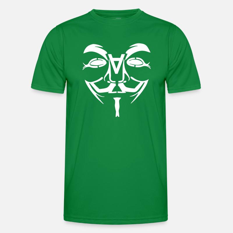 Visage de conception anonyme avec un T-shirt sport Homme
