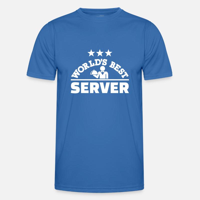 World’s best server - Men's Functional T-Shirt - royal blue