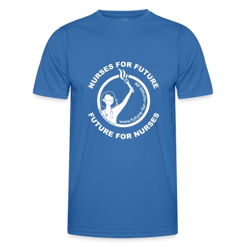 NURSES FOR FUTURE : FUTURE FOR NURSES (weiß) - Männer Funktions-T-Shirt