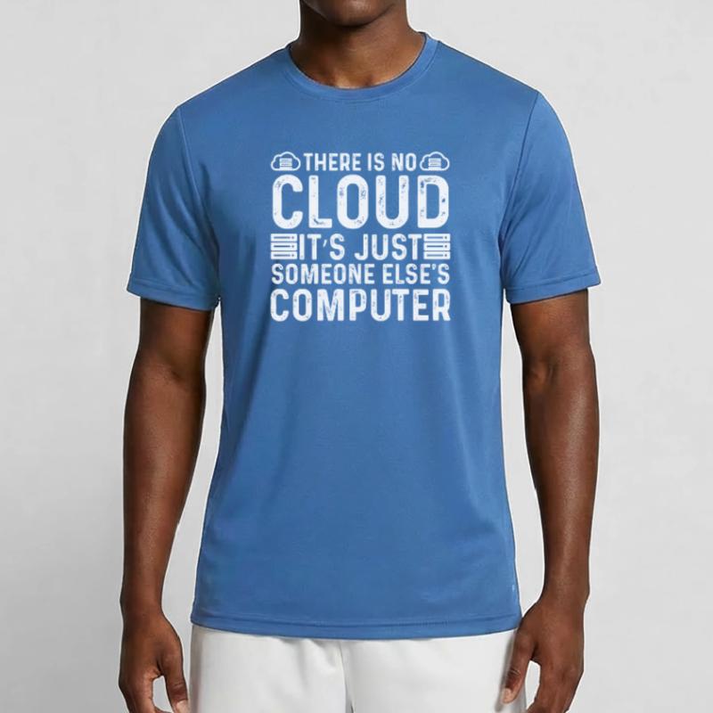 Cloud Programmer Computer Scientist IoT Cybersecurity Men's Functional T-Shirt