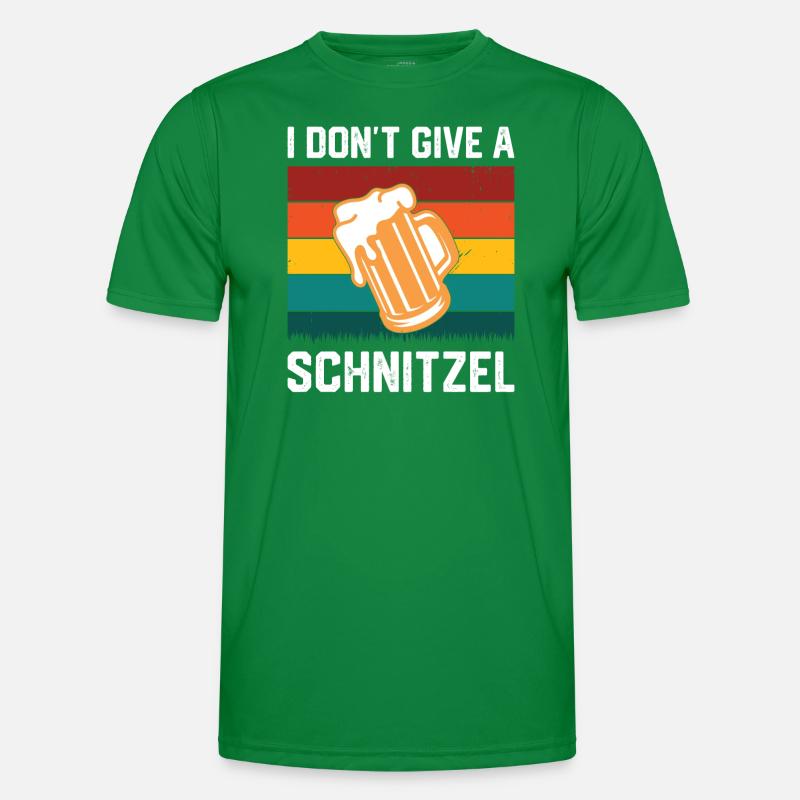 OKTOBER Bier Brezel Wurst Biergarten Schnitzel Männer Funktions-T-Shirt